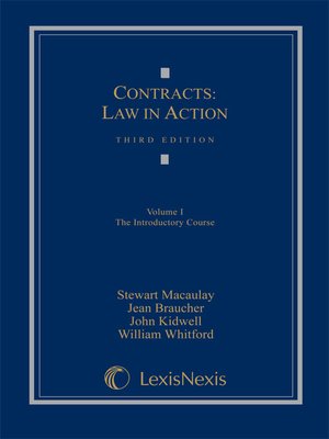 cover image of Contracts: Law in Action